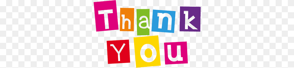 Thank You Colours Transparent, Text, Number, Symbol Free Png