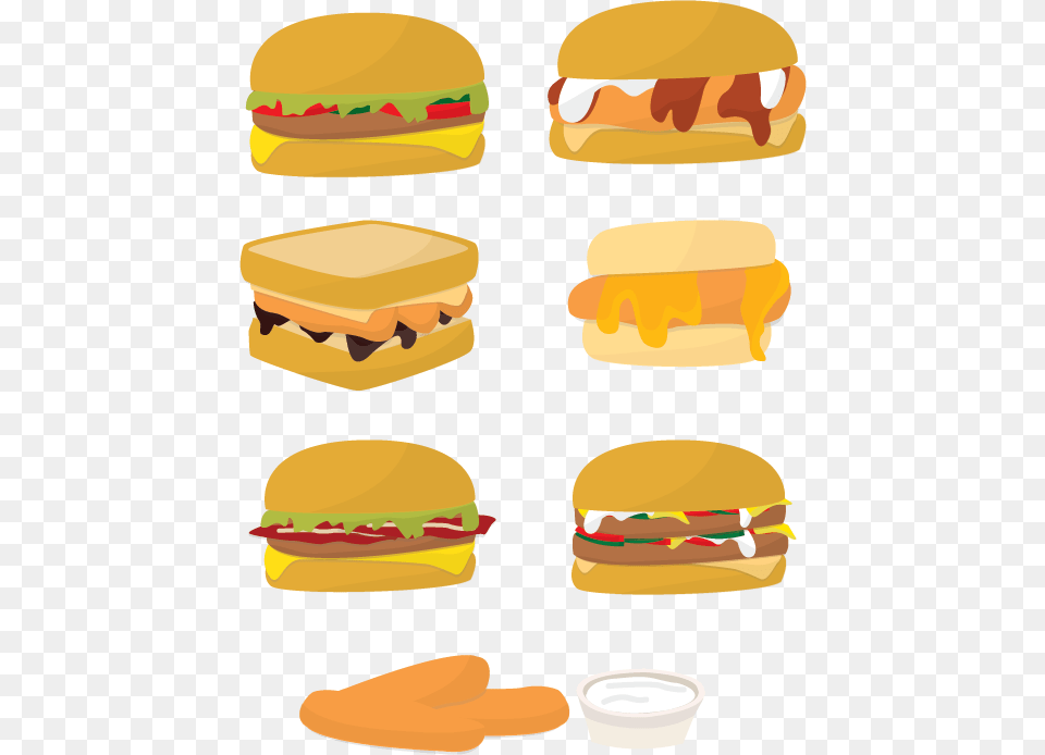 Thank You Fast Food, Burger, Lunch, Meal, Tape Png