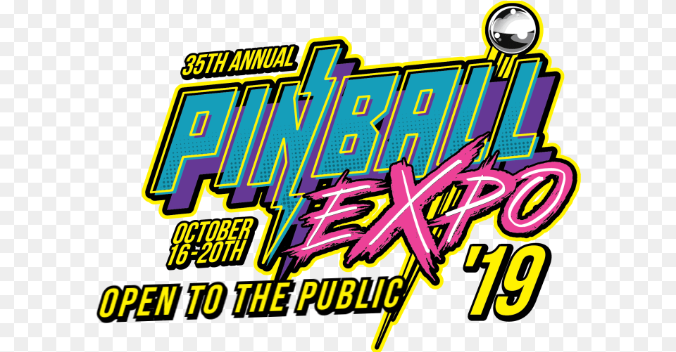 Thank You For Attending The 2018 Pinball Expo Mark Expo Logo Pinball, Dynamite, Person, Weapon Free Png