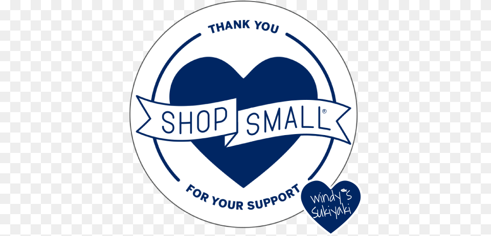 Thank You For Support Small Business Saturday, Logo, Badge, Symbol, Disk Free Png Download