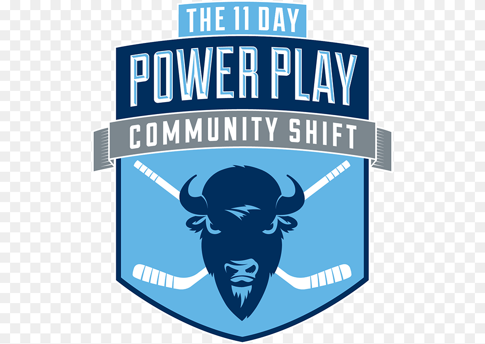 Thank You For Supporting The 2019 11 Day Power Play 11 Day Power Play, Logo, Animal, Buffalo, Mammal Free Png
