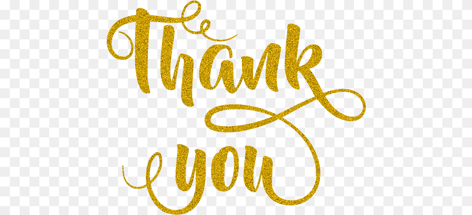 Thank You For Taking Advantage Of This Exclusive Promotion Thank You Gold Transparent, Calligraphy, Handwriting, Text Free Png Download