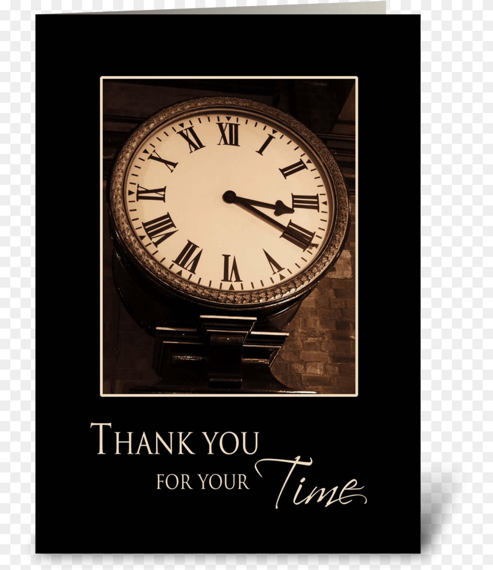 Thank You For Time, Analog Clock, Clock, Wristwatch Free Transparent Png