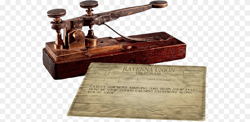 Thank You For Visiting The Wild West World Of Ravenna Telegraph Morse Code Free Png
