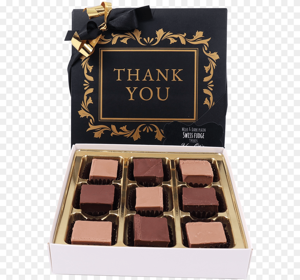 Thank You Gift Box Eye Shadow, Chocolate, Dessert, Food, Cocoa Png Image