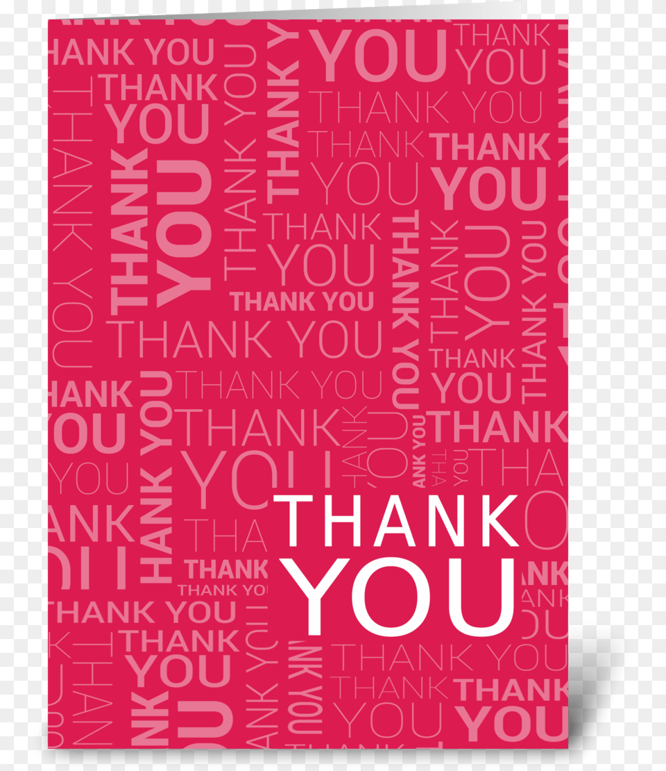Thank You Greeting Card Graphic Design, Advertisement, Book, Poster, Publication Png Image