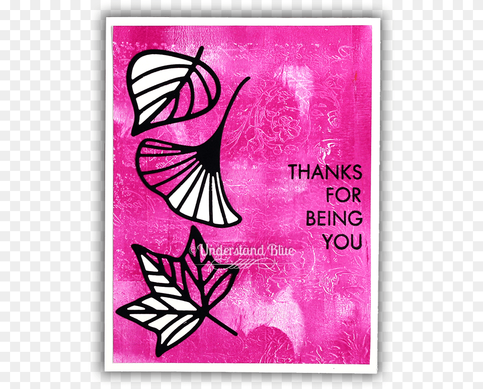 Thank You Icon Handmade Thank You Card Using Autumn Illustration, Advertisement, Poster, Purple, Envelope Png Image