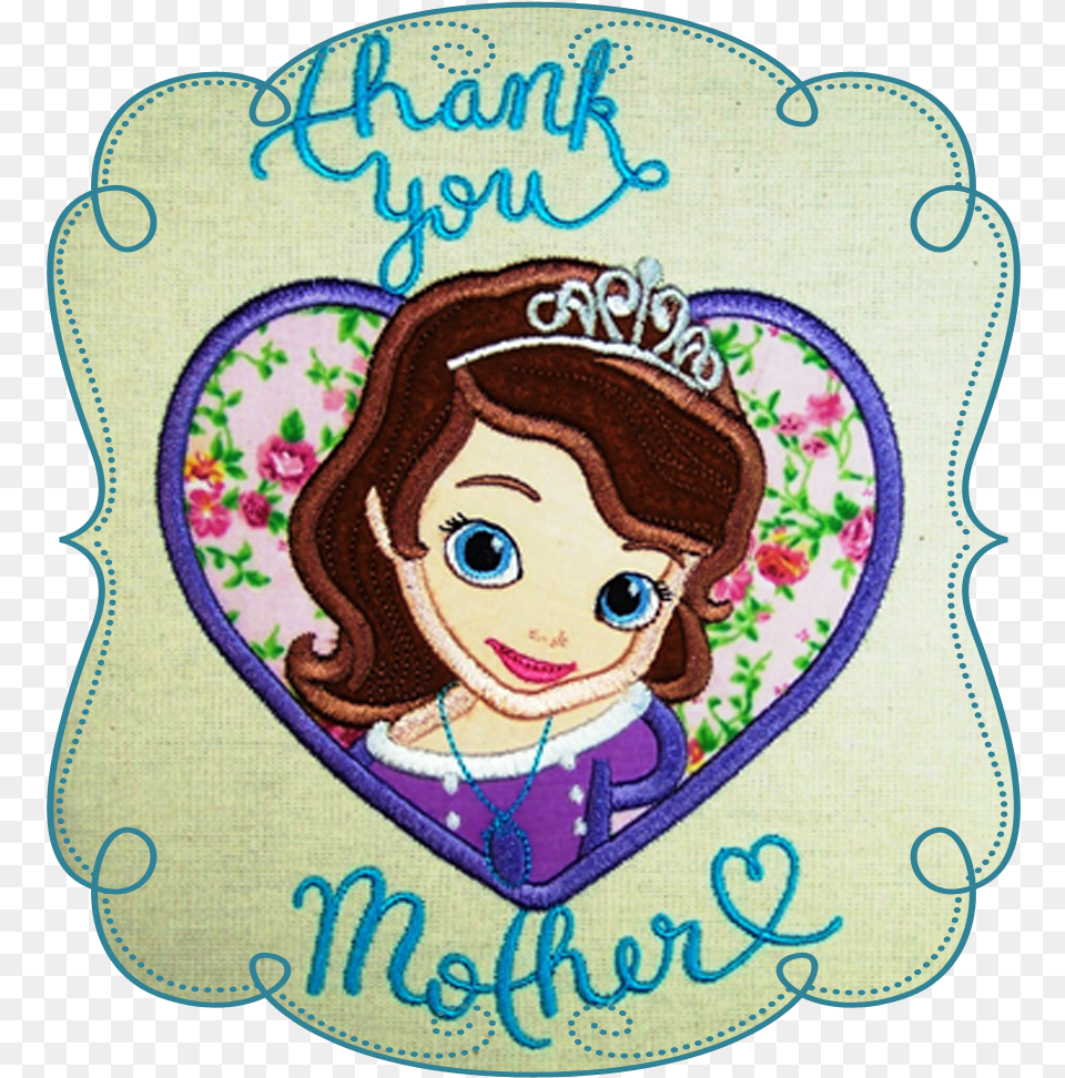 Thank You Mother, Pattern, Applique, Baby, Embroidery Free Transparent Png