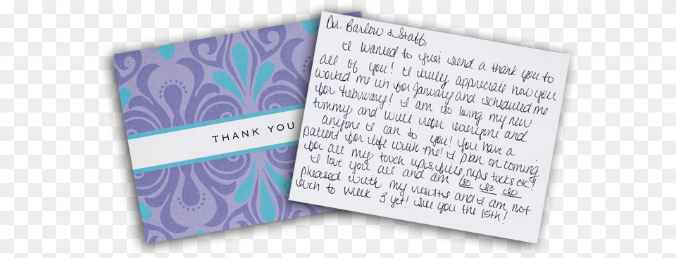 Thank You Note Thank You Note To Md, Text, White Board Free Png Download