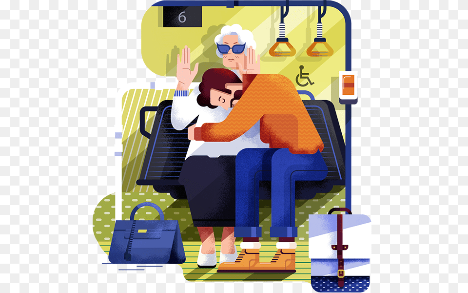 Thank You Old Lady On The Bus The World Vs Ms, Baby, Person, Face, Head Free Png Download