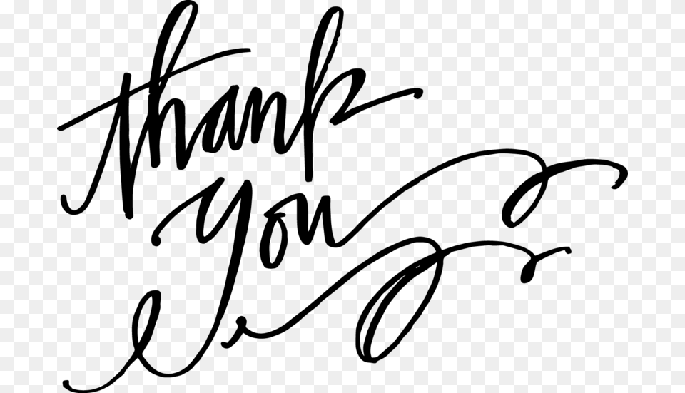 Thank You Pictures Transparent, Gray Png Image