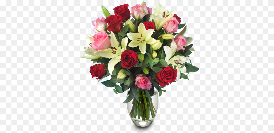 Thank You Roses In Vases, Flower, Flower Arrangement, Flower Bouquet, Plant Png Image