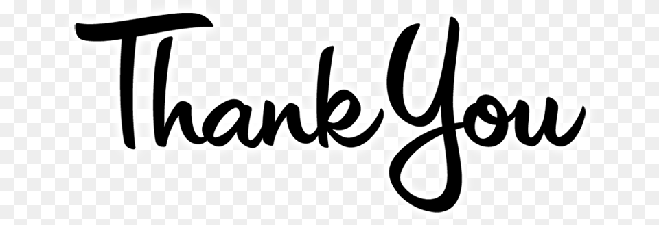 Thank You Simple Text, Handwriting, Logo Free Transparent Png