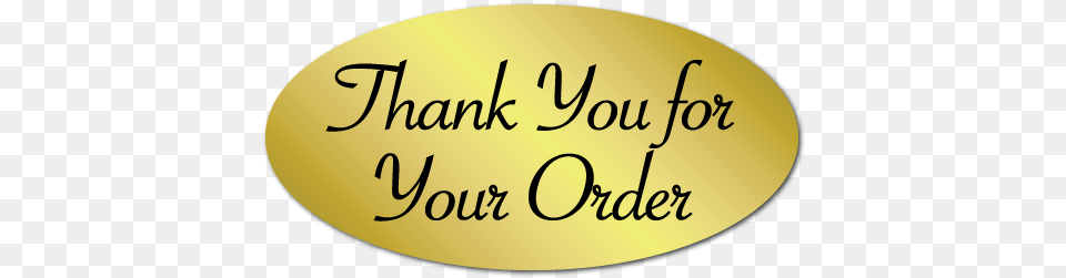 Thank You Sticker 5 Thank You Stickers For Customer, Text, Calligraphy, Handwriting, Oval Png Image