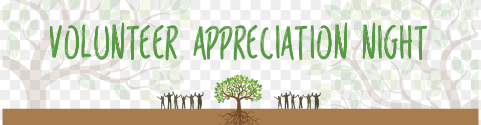 Thank You To All Of The Volunteers Who Have Registered Style And Apply Tree With Roots Wall Decal Size, Green, Plant, Vegetation, Herbs Png