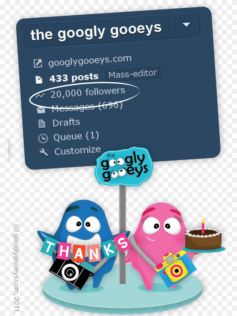 Thank You To All The Awesome Netizens Of Tumblrrrr Googly Gooeys, Person, People, Text, Food Free Transparent Png