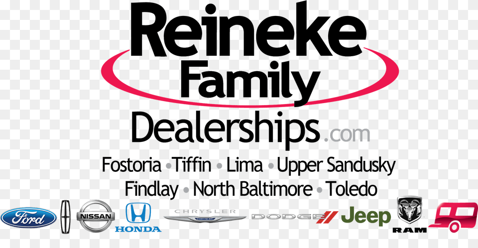 Thank You To Our 2018 Scyp Sponsors Reineke Family Dealerships Logo, Car, Transportation, Vehicle, Machine Png Image