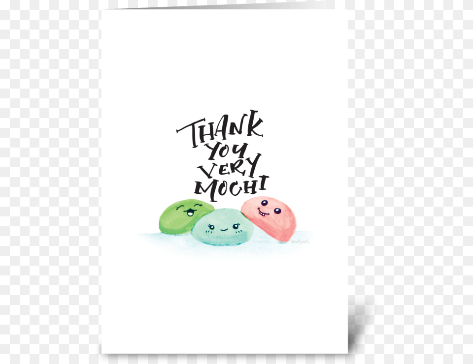 Thank You Very Mochi Greeting Card Birthday Greeting Card Design, Cap, Clothing, Hat Free Transparent Png