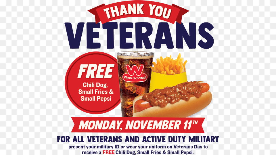 Thank You Veterans Pepsi, Advertisement, Food, Hot Dog, Poster Free Transparent Png