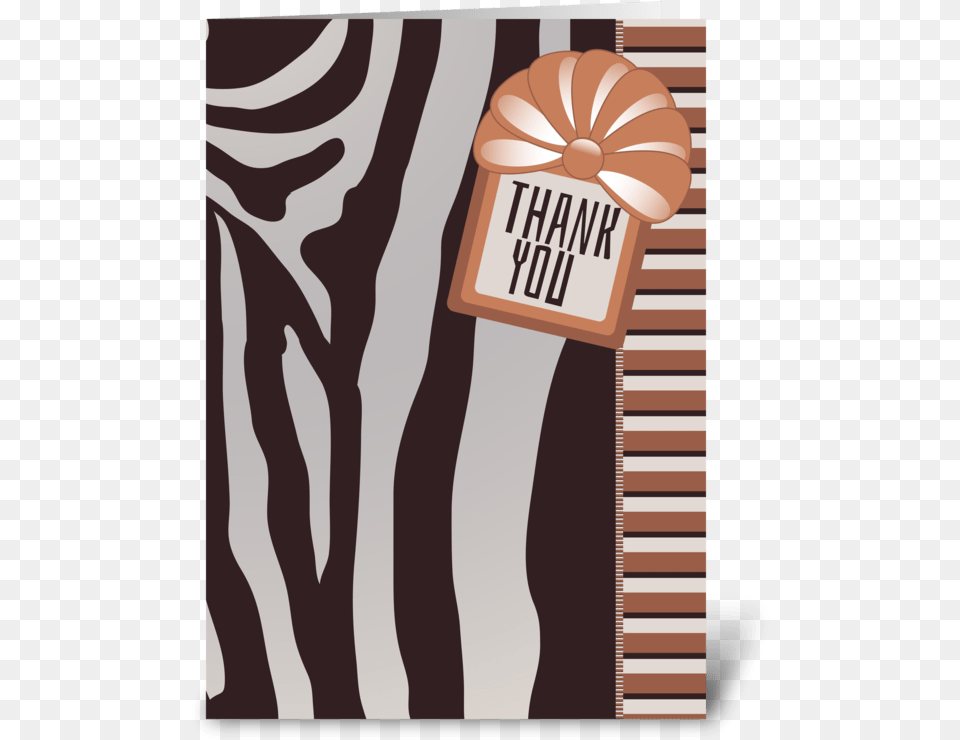 Thank You Zebra Stripes Illustration, Home Decor, Publication, Book, Advertisement Free Png
