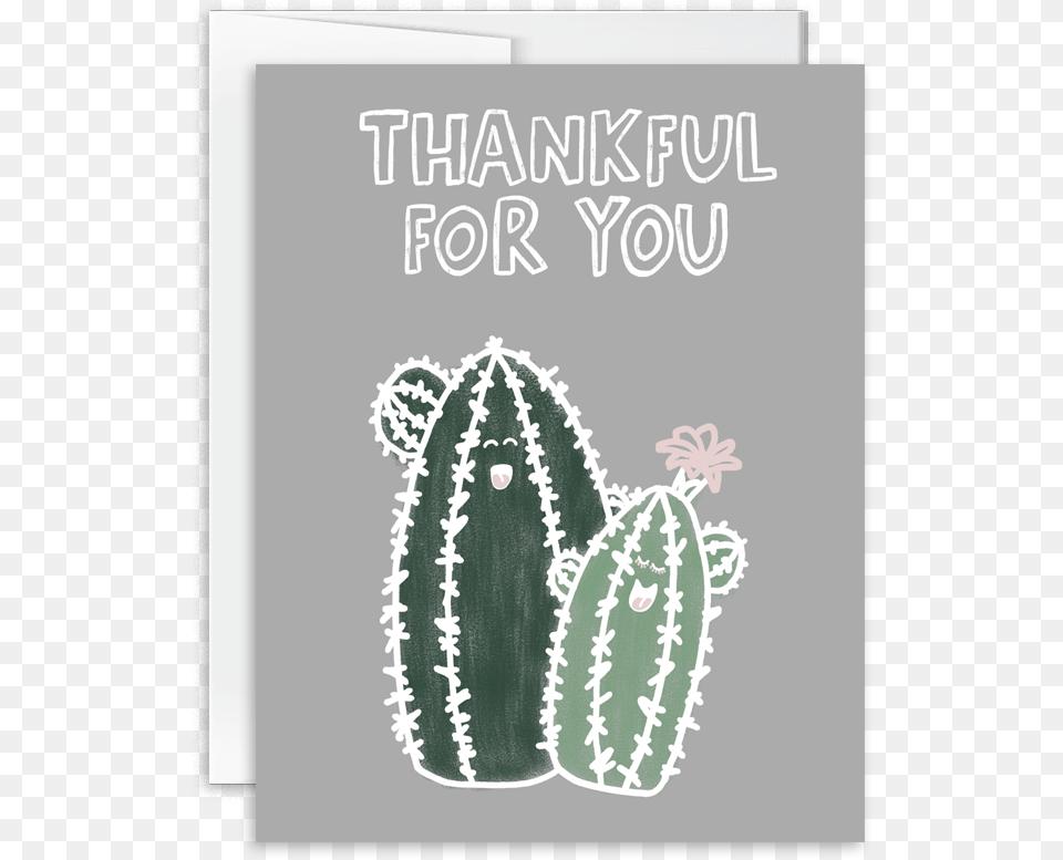 Thankful For You Cacti Greeting Card Greeting Card, Cactus, Plant Png Image