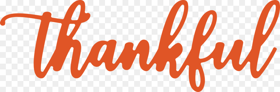 Thankful Word Svg Cut File Transparent Follow Instagram, Text Png Image