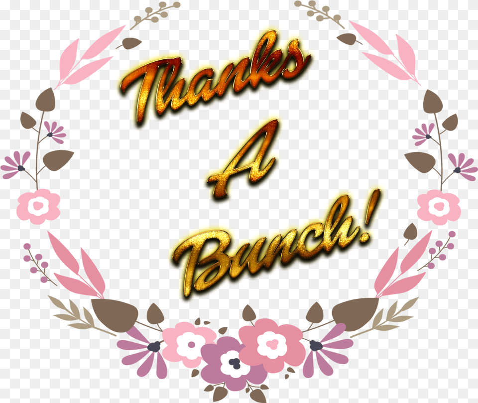 Thanks A Bunch Free Download Cross Stitch, Birthday Cake, Cake, Cream, Dessert Png Image