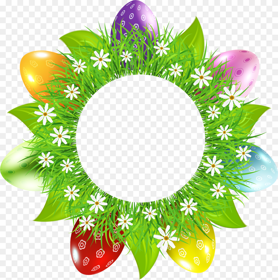 Thanks Clipart Easter Transparent For Happy Easter Wreath Clipart Free Png