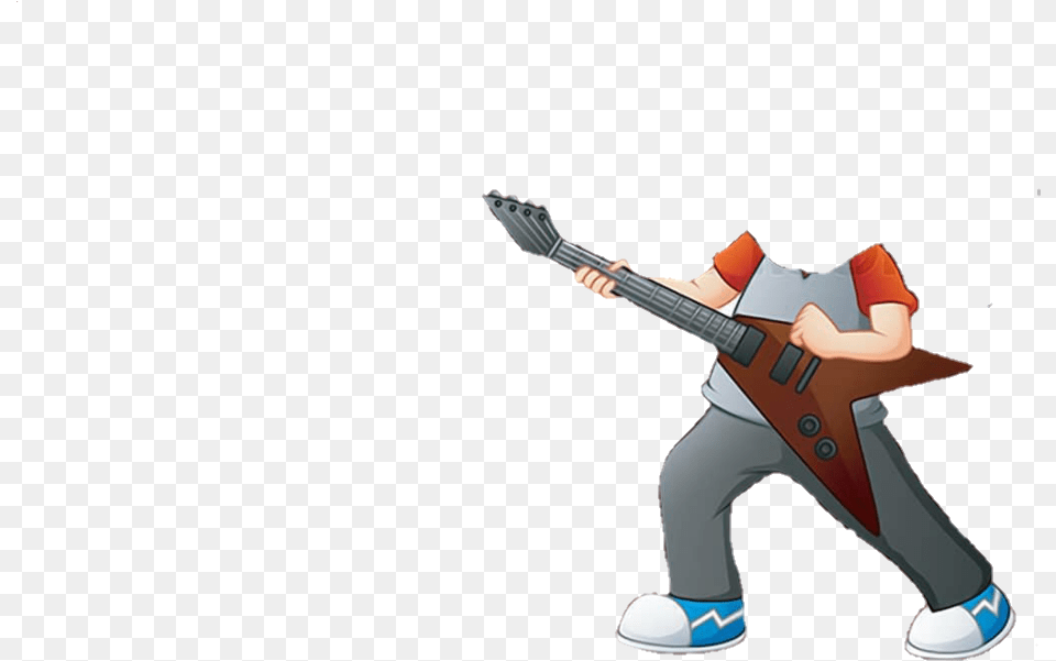 Thanks For Watching Cartoon, Guitar, Musical Instrument, Bass Guitar, Guitarist Png Image