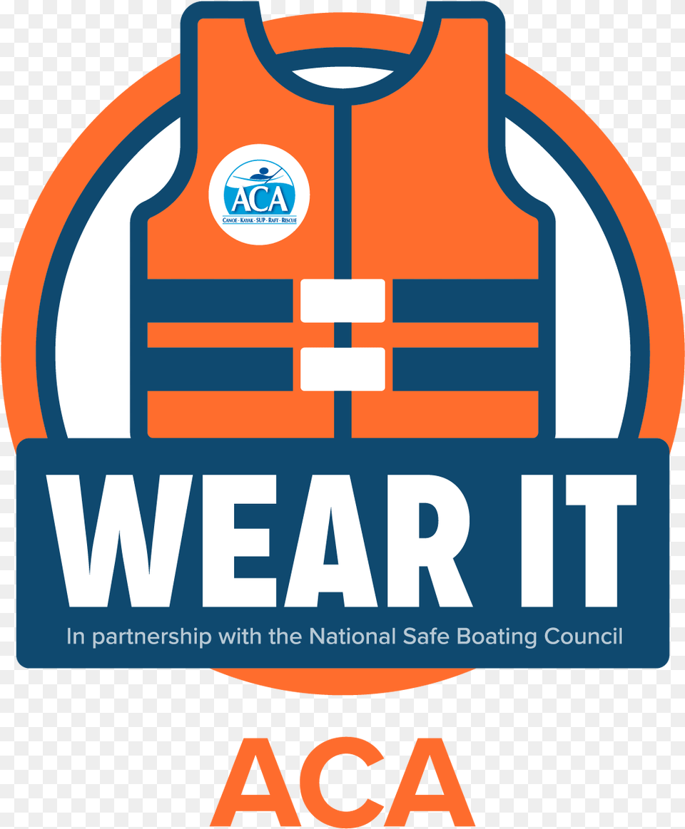 Thanks To Our Partner The National Safe Boating Council American Canoe Association, Clothing, Lifejacket, Vest, First Aid Free Png