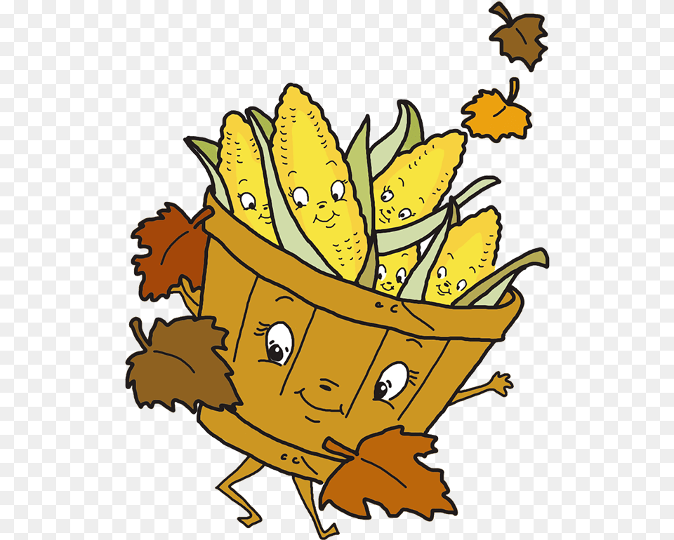 Thanksgiving Basket With Corn Thanksgiving Corn Clipart, Baby, Produce, Person, Food Free Png Download