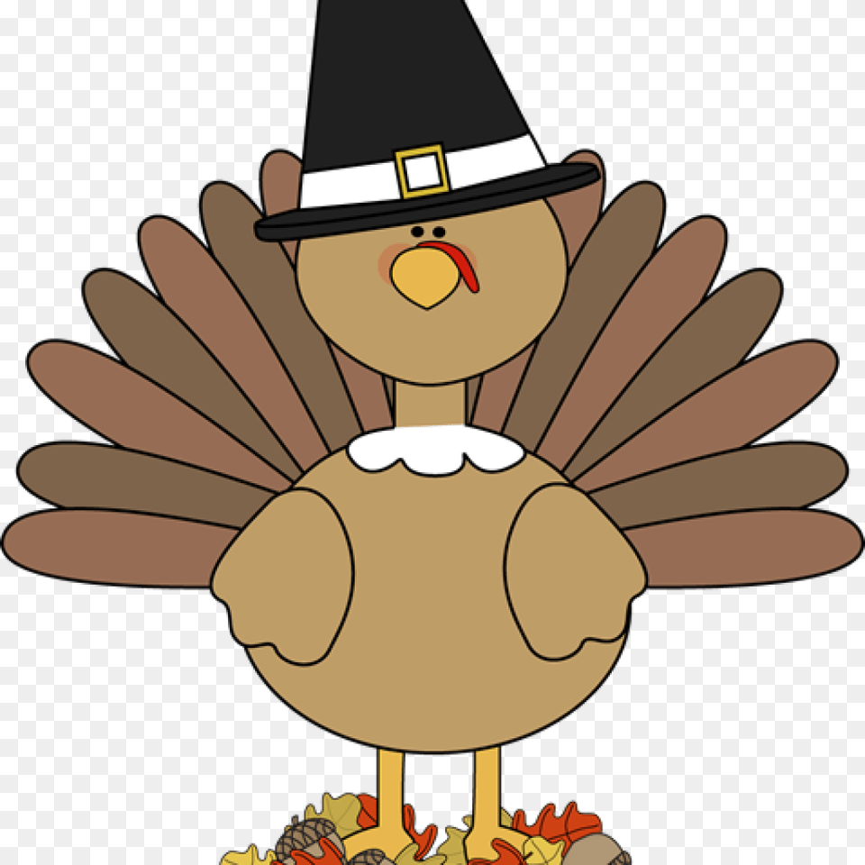 Thanksgiving Birthday Clipart Cute Turkey Wave, Cartoon, Baby, Person, Scarecrow Free Png Download