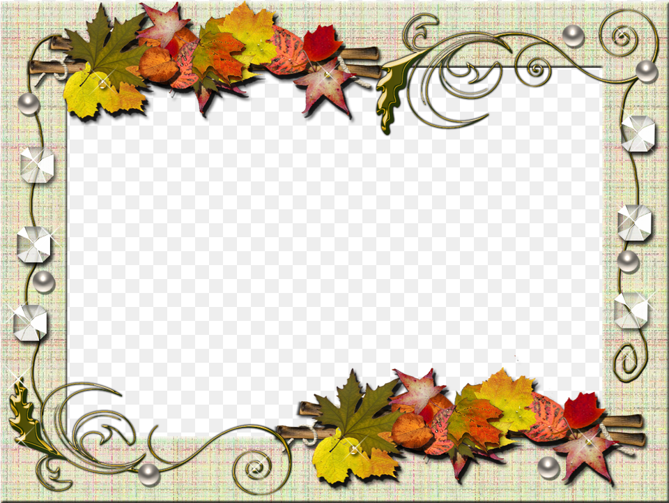 Thanksgiving Border Good Night Miss U, Leaf, Plant, Tree, Maple Png Image