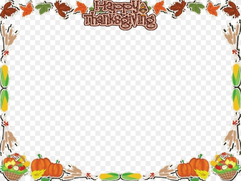 Thanksgiving Borders And Frames, Art, Floral Design, Graphics, Pattern Free Png