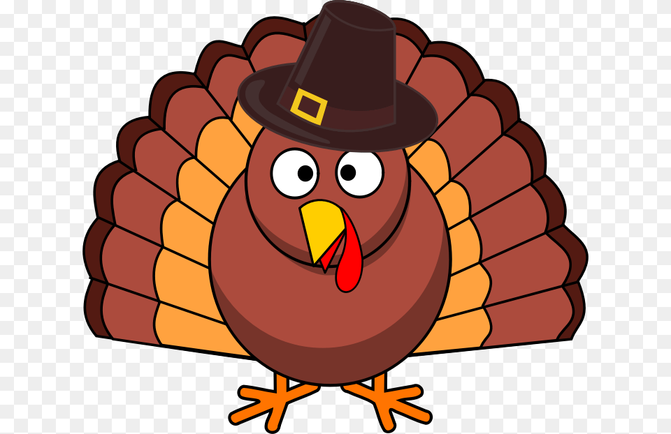 Thanksgiving Cartoon Turkey Pictures Clip Art, Clothing, Hat, Dynamite, Weapon Free Png Download