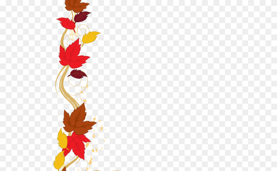 Thanksgiving Clip Art Borders Picture Ideas Label Happy, Floral Design, Graphics, Leaf, Pattern Free Png