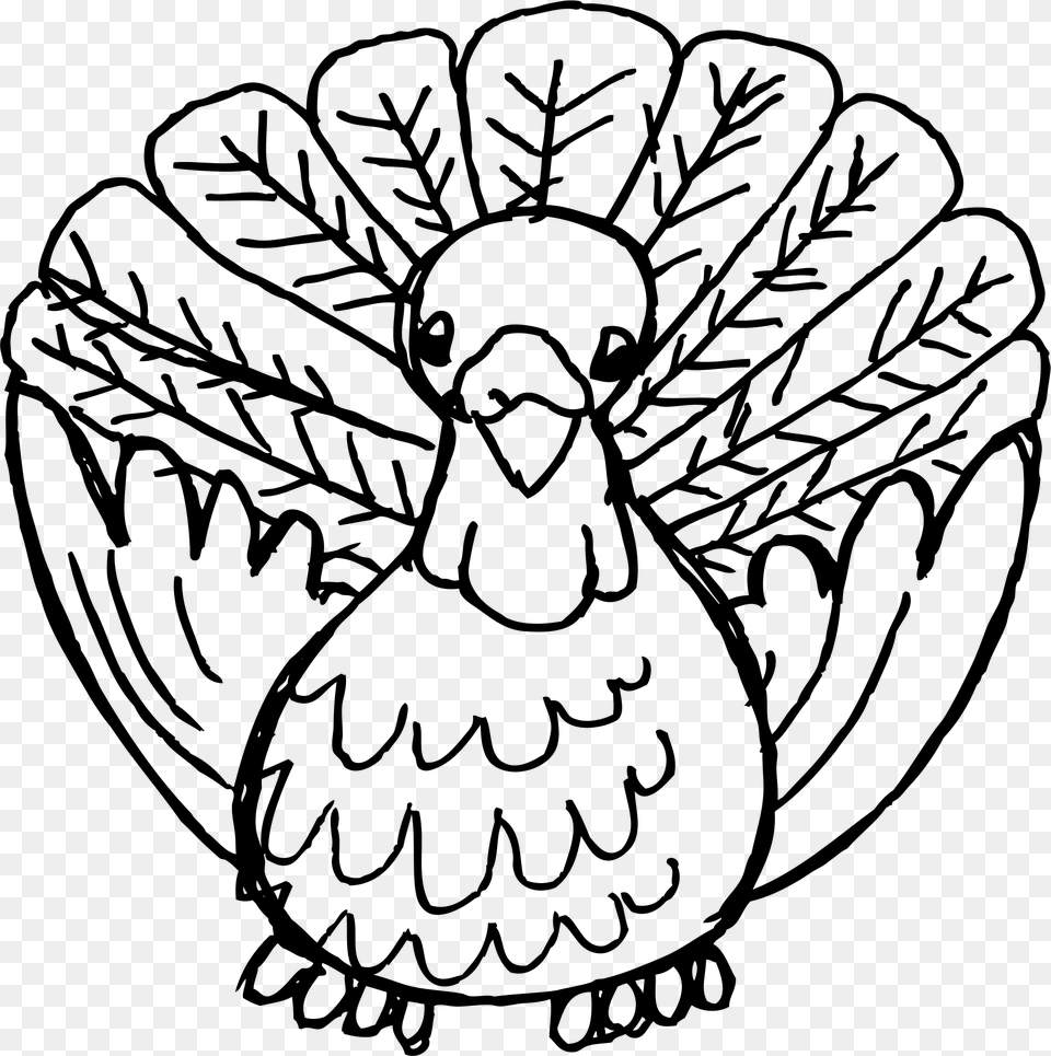 Thanksgiving Clipart Black And White, Gray Free Transparent Png