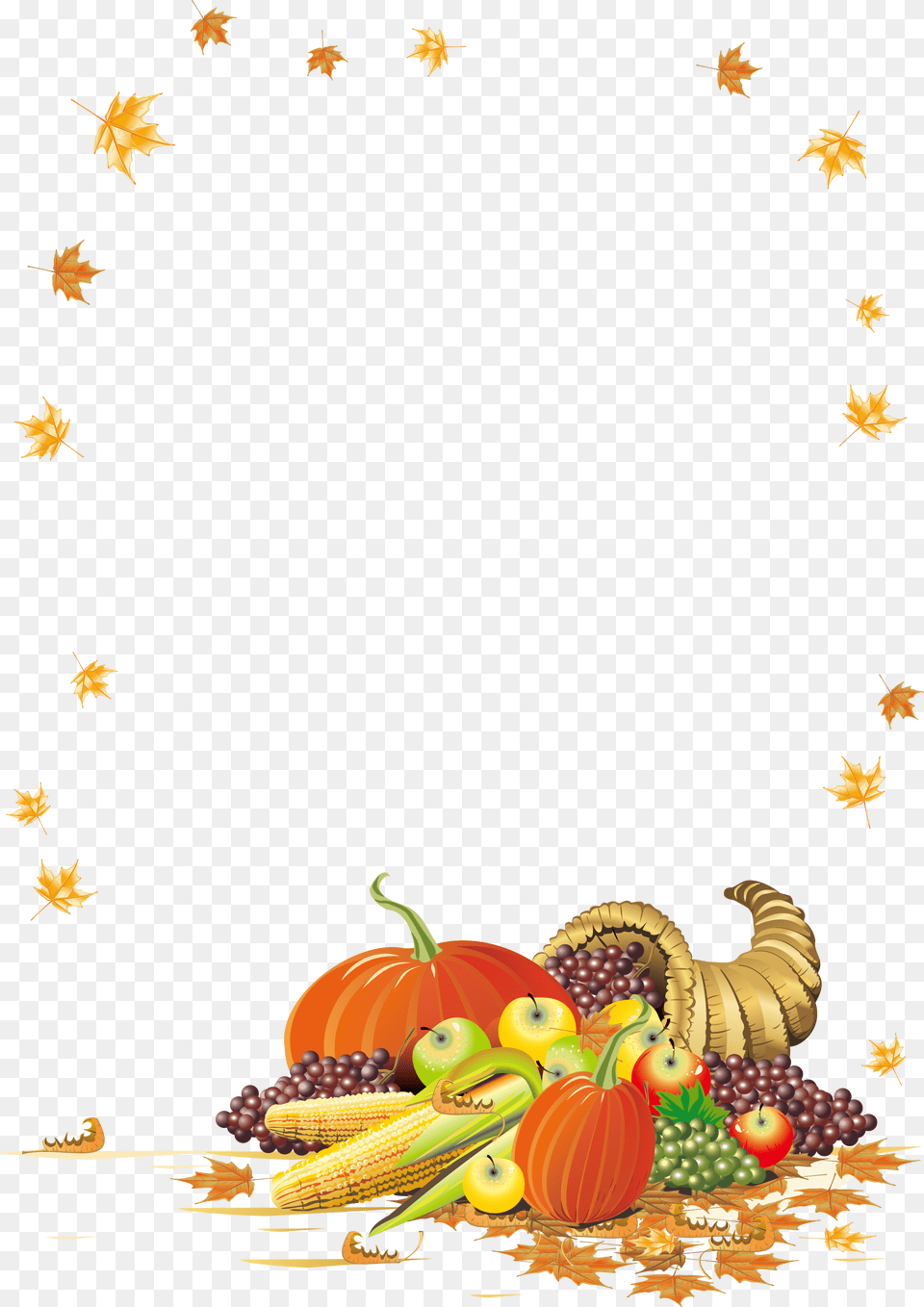 Thanksgiving Cornucopia Clip Art Cornucopia Clip Art, Food, Fruit, Plant, Produce Png Image