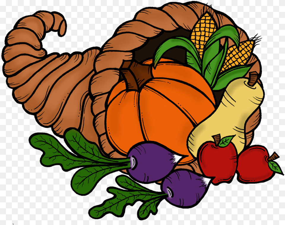 Thanksgiving Cornucopia Clipart Clip Art Library, Food, Plant, Produce, Pumpkin Png