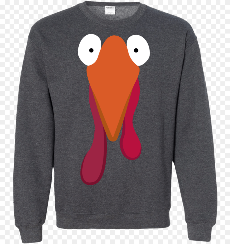 Thanksgiving Dayturkey Funnyfuncute Crewneck Pullover Hoodie, Sweatshirt, Clothing, Knitwear, Sweater Png Image