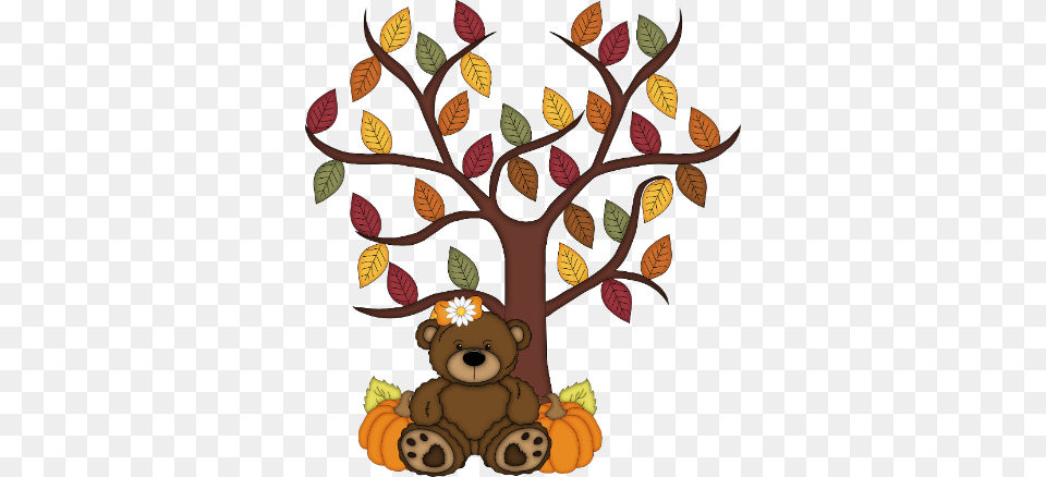 Thanksgiving For Kids, Pattern, Art, Animal, Bear Png Image