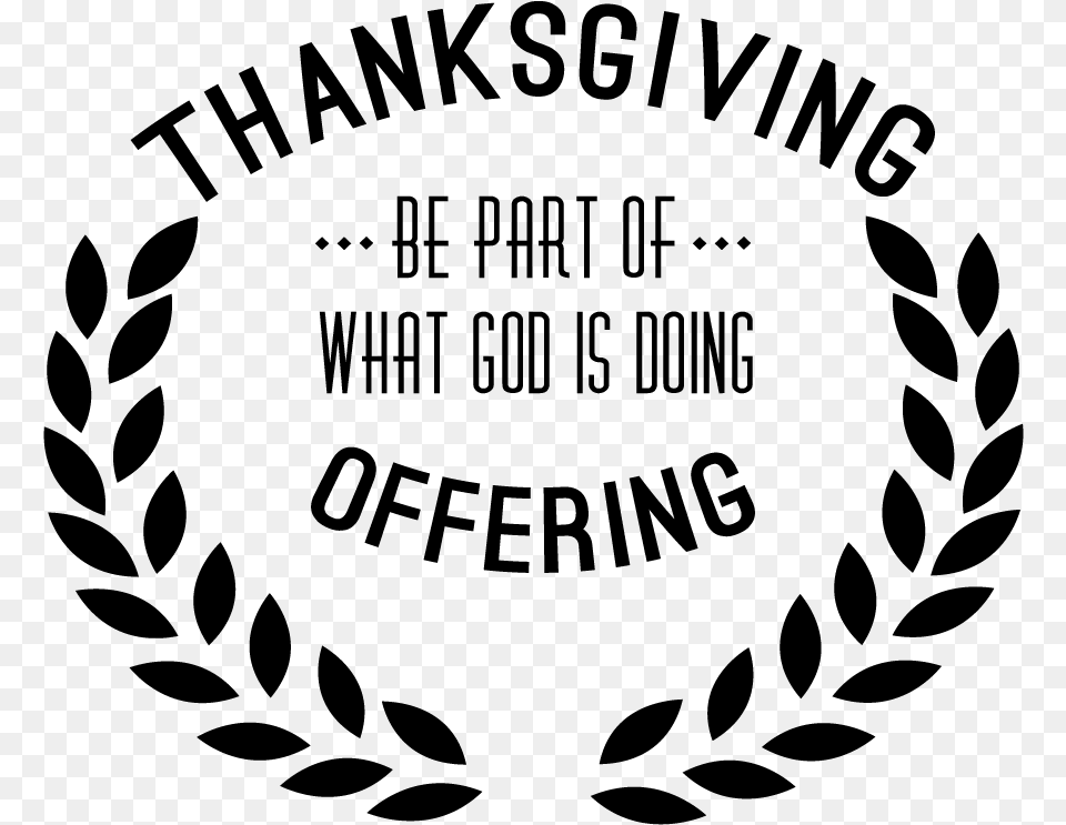 Thanksgiving Offering Logo Nazarene Thanksgiving Offering 2018, Gray Free Transparent Png