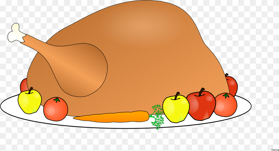 Thanksgiving Turkey Clipart Border Thanksgiving Turkey Clipart, Meal, Cutlery, Dinner, Food Free Transparent Png