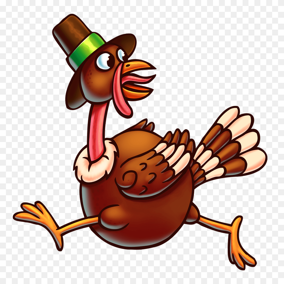 Thanksgiving Turkey Digital Painting On Behance, Animal, Bird, Dynamite, Weapon Free Transparent Png
