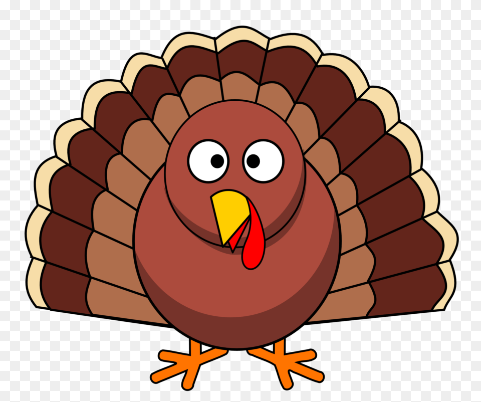 Thanksgiving Turkey Happy Clipart Black And White Decorations Clip, Animal, Beak, Bird, Dynamite Free Transparent Png