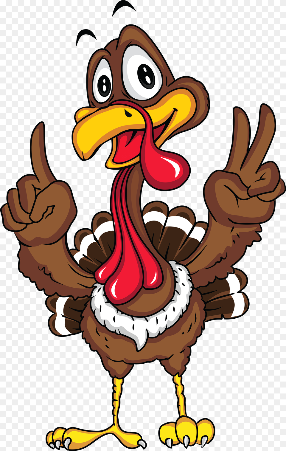 Thanksgiving Turkey Picture M Cartoon Turkey No Background, Animal, Beak, Bird, Baby Free Png