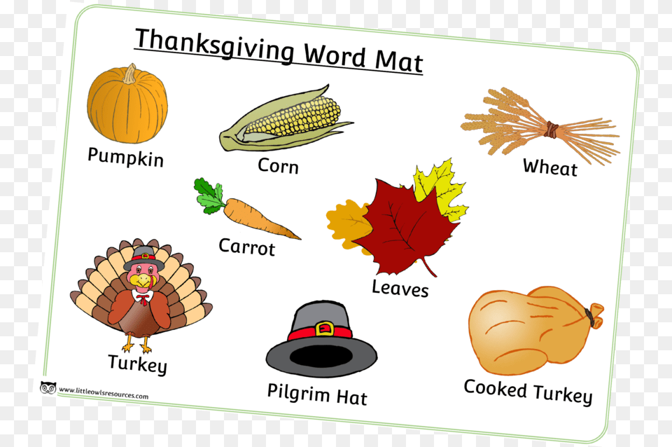 Thanksgiving Word Matcover, Leaf, Plant, Food, Produce Free Png Download