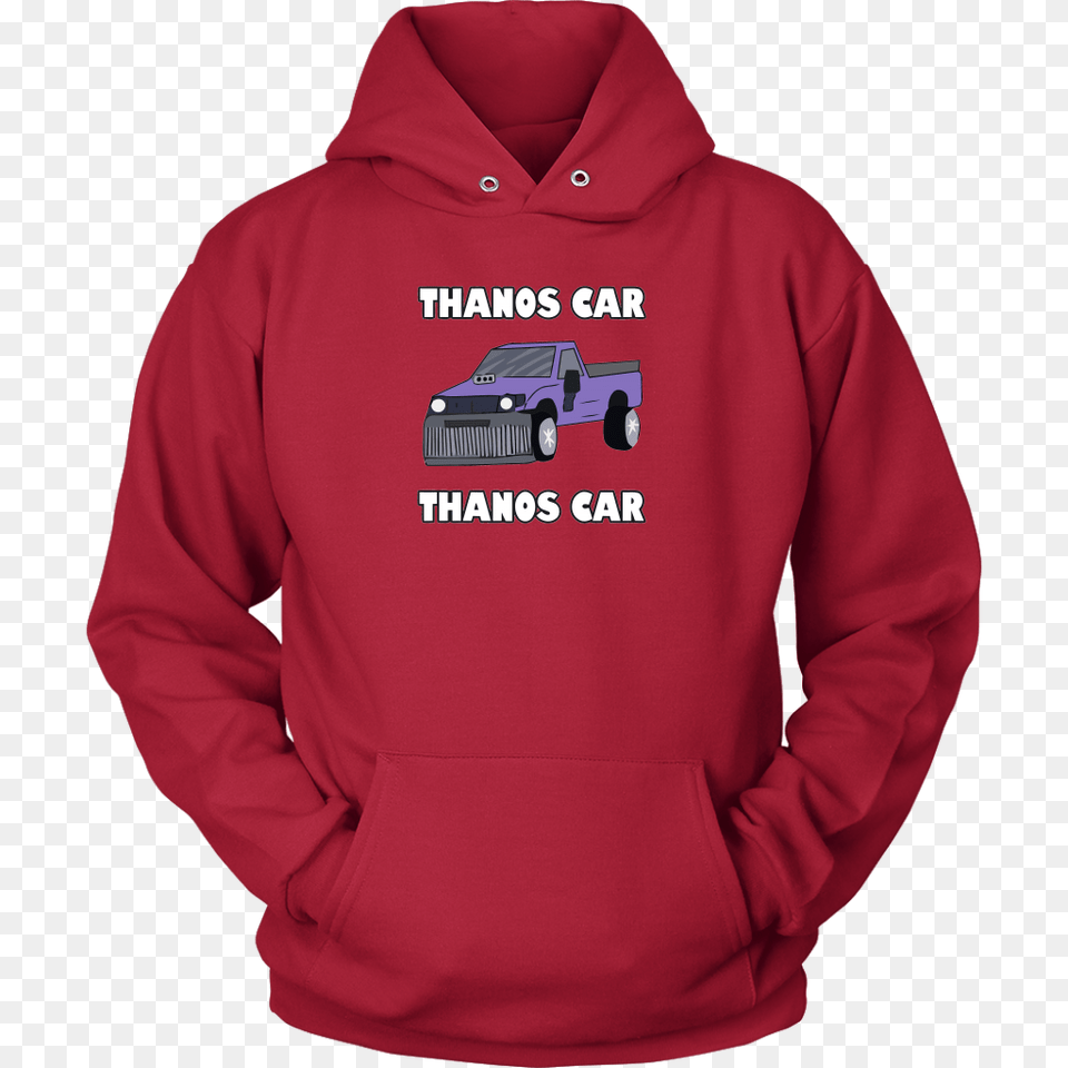 Thanos Car Meme Hoodie Carfanatix, Clothing, Hood, Knitwear, Sweater Free Png