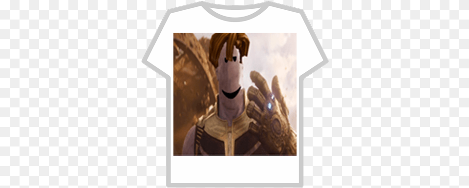 Thanos Chill Face Epic Roblox Red Adidas Roblox T Shirt, Adult, Male, Man, Person Free Transparent Png
