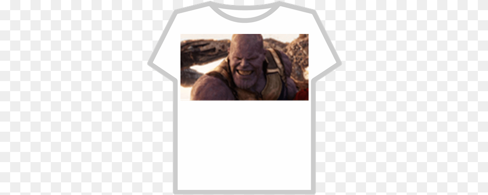 Thanos Face Roblox Infinity War Thanos Smiling, Adult, Photography, Person, Man Png